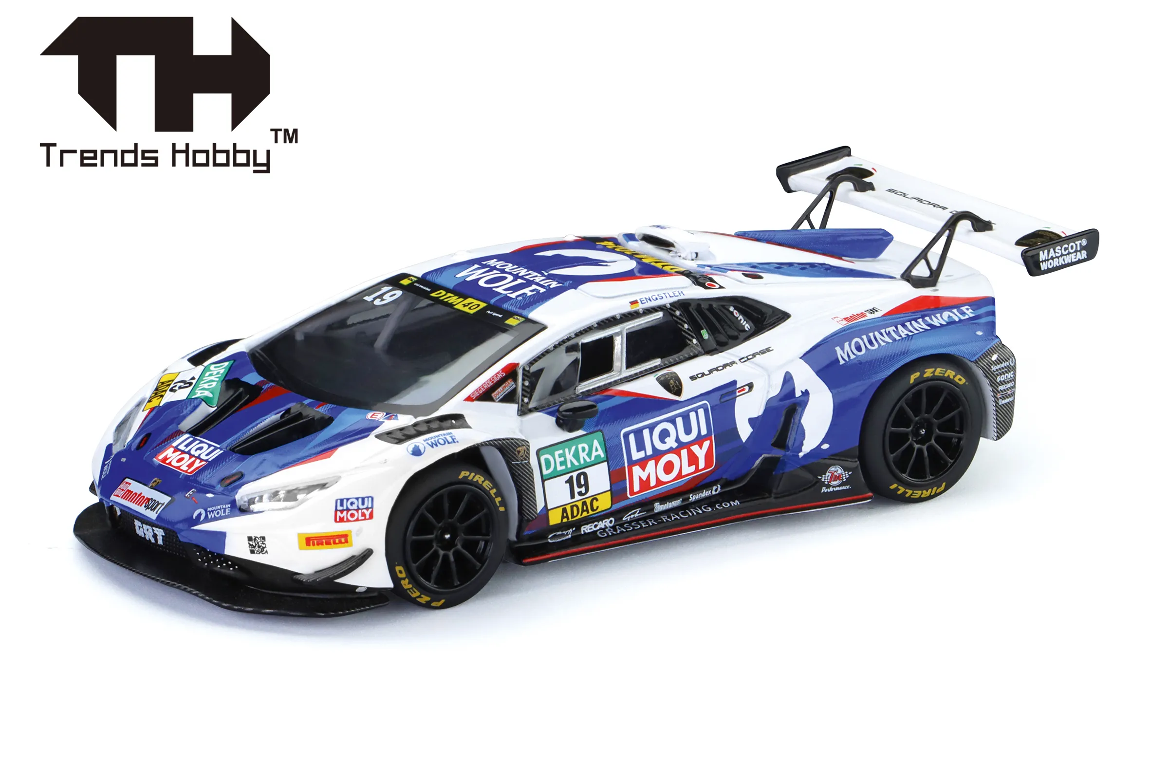 864TH000026 Vorbestellung herpa Trends Hobby 864TH000026 Lamborghini Huracan GT3 EVO2 - DTM 2024 No.19 1:64 NEU + OVP – Bild 1