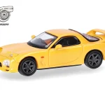 Vorbestellung herpa MicroCity87 87MC000154 Mazda RX-7 - gelb  1:87 NEU + OVP